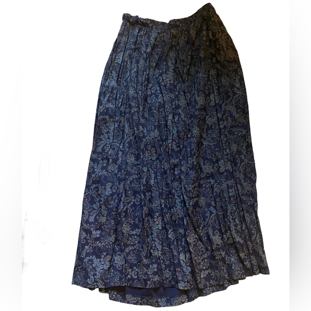 Briggs New York | Vintage Paisley Pleated Skirt